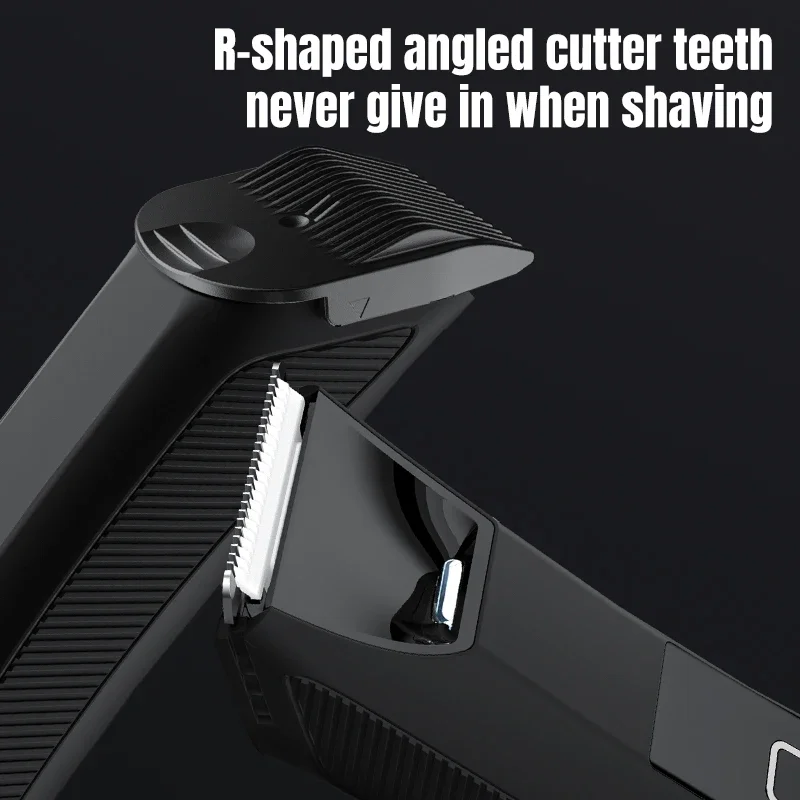 Ball Trimmers for Men 3-in-1 Body Hair Trimmer and Groin Hair Shaver -Dual-Head Trimmer for Smooth, No-Nick Shaving Nose