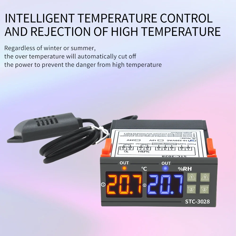 12V 24V 220V Thermostat Controller