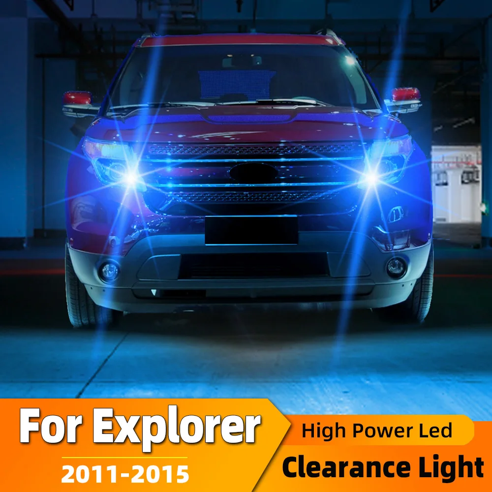 

2Pcs Canbus LED For Ford Explorer 2011 2012 2013 2014 2015 Parking Light T10 Clearance Lamp Bulbs 12V W5W