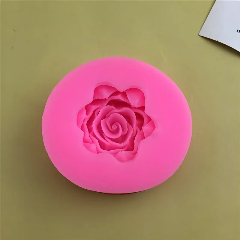1 Stück Silikonform für Duftkerzen mit Blumenmotiv – vielseitig einsetzbar für DIY-Bastelarbeiten, Seifenherstellung und Tonprojekte – Detail 3