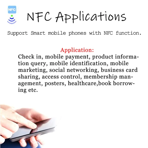 NFC 휴대폰 게임용 미니 직사각형 RFID 태그, 흰색 카드 태그, 13.56MHz NTAG 215, NFC Ntag215, 30x22mm, 50 개, 100 개 4
