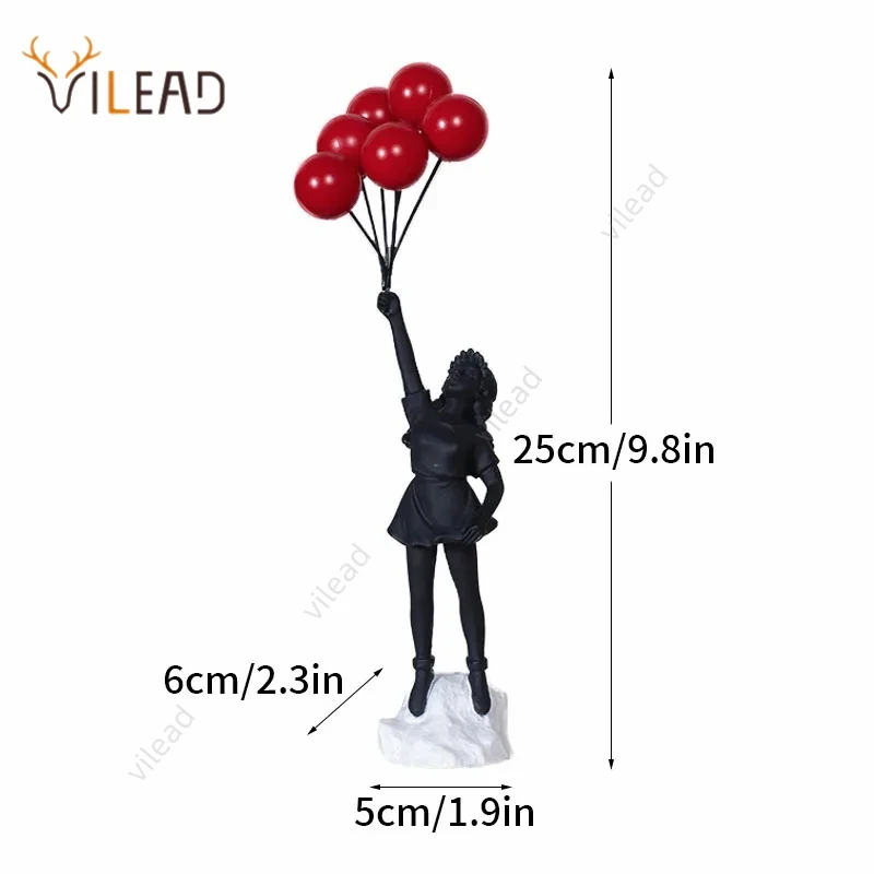flying balloon girl