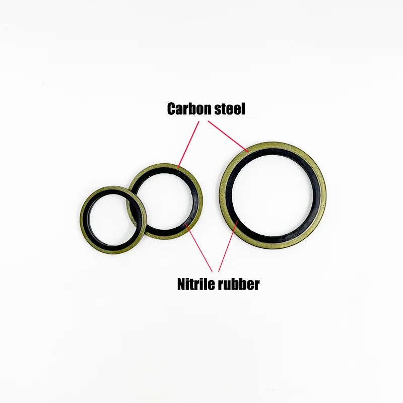 High-Pressure Hydraulic Pipe Seal Washer with Rubber Metal Shim and NBR Gasket O-ring