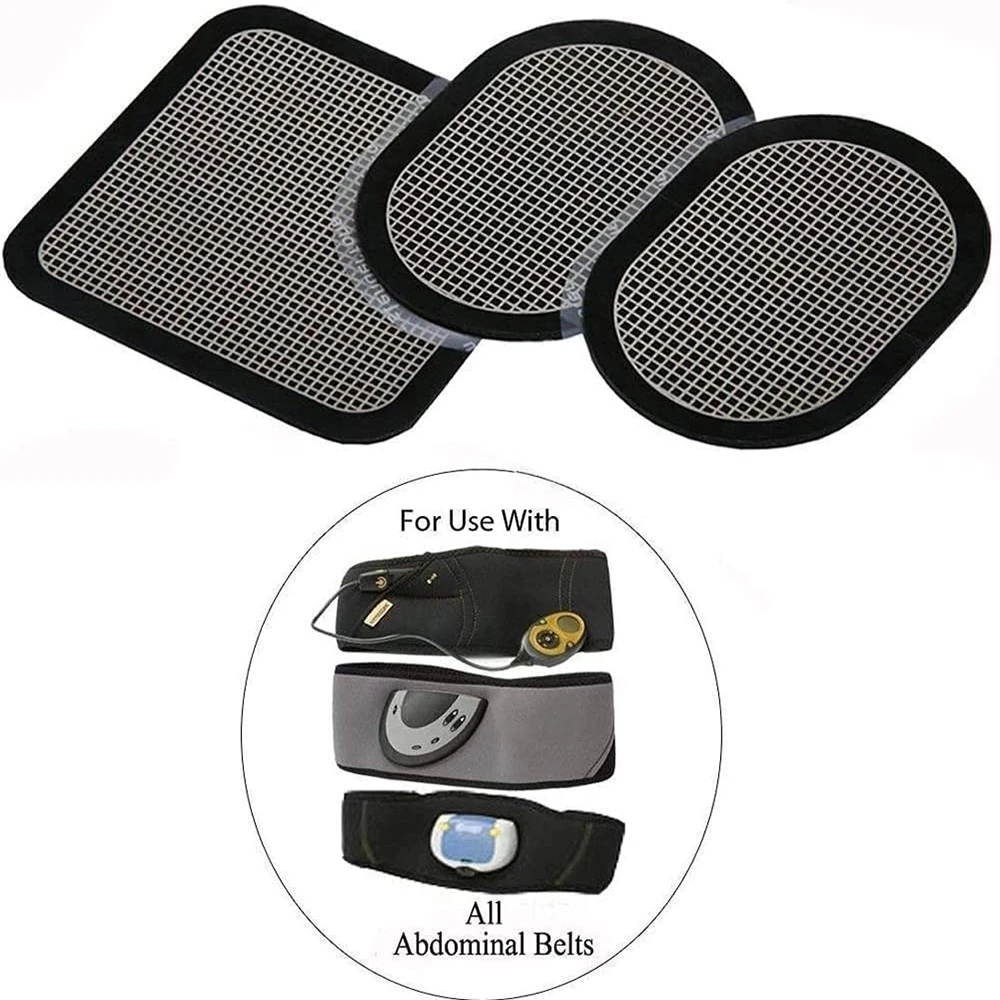 Electrode EMS Muscle Stimulator Acupuncture Patch Replacement Gel Sheet Physiotherapy Tens Pads Abdominal Toner Massage Abdomen