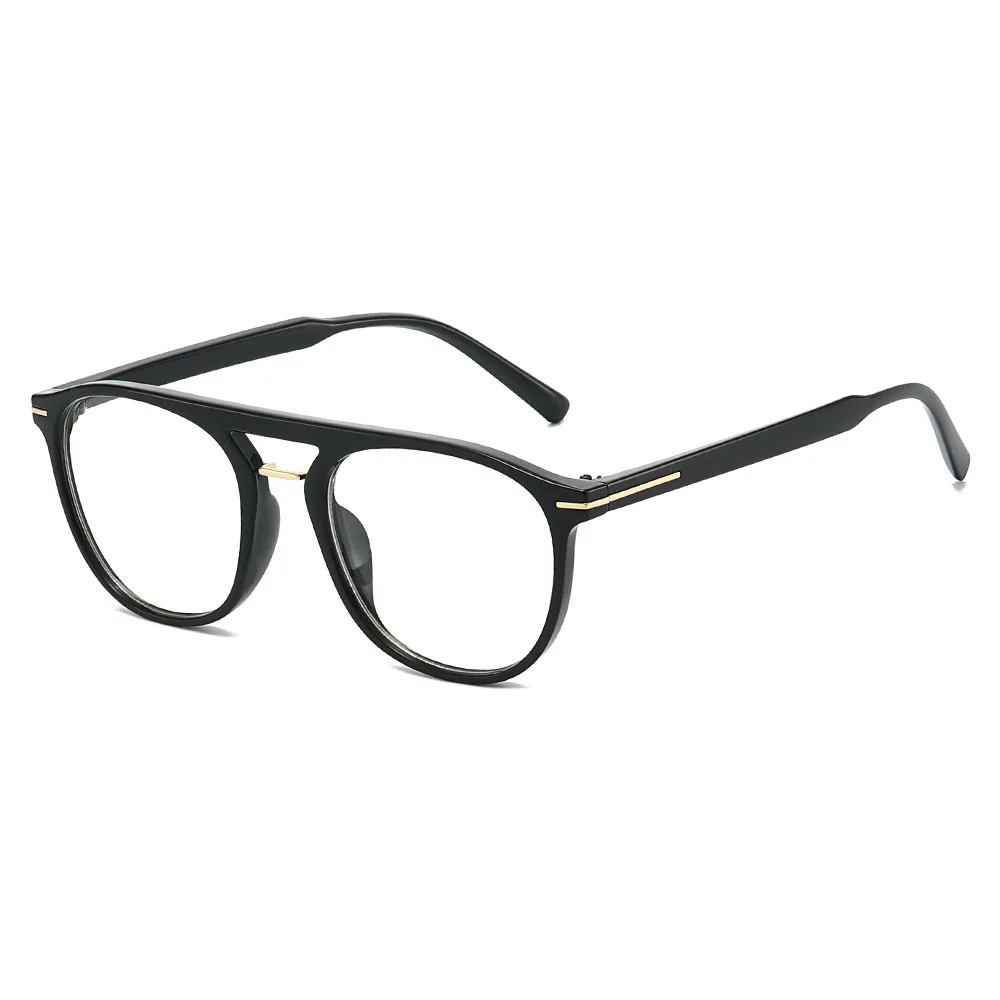Aviator Retro Square Sunglasses - European Street Style Double Beam Outdoor Sun Shades