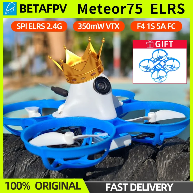 BETAFPV Meteor75 Whoop 쿼드콥터 FPV 레이싱 RC 드론, PNP/BNF M01 AIO 카메라, VTX 1102, 18000KV 모터, 1S, 75mm