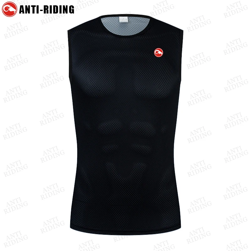 2022 New Sleeveless Base Layer Men Cycling Vest Summer Breathable Mesh  Underwear Road Running Bike Shirts MTB Cycling Clothing