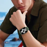 Bracelet en Silicone pour bracelet de montre Apple 45mm 44mm 49mm 40mm 41mm 42mm bracelet de Sport correa iWatch série 9 8 7 6 5 3 4 3 SE Ultra 2 6