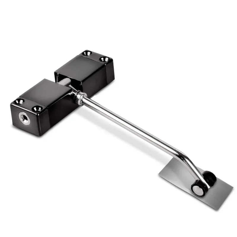 Zinc Automatic Spring Door Closer Adjustable Closing Device Furniture Hardware