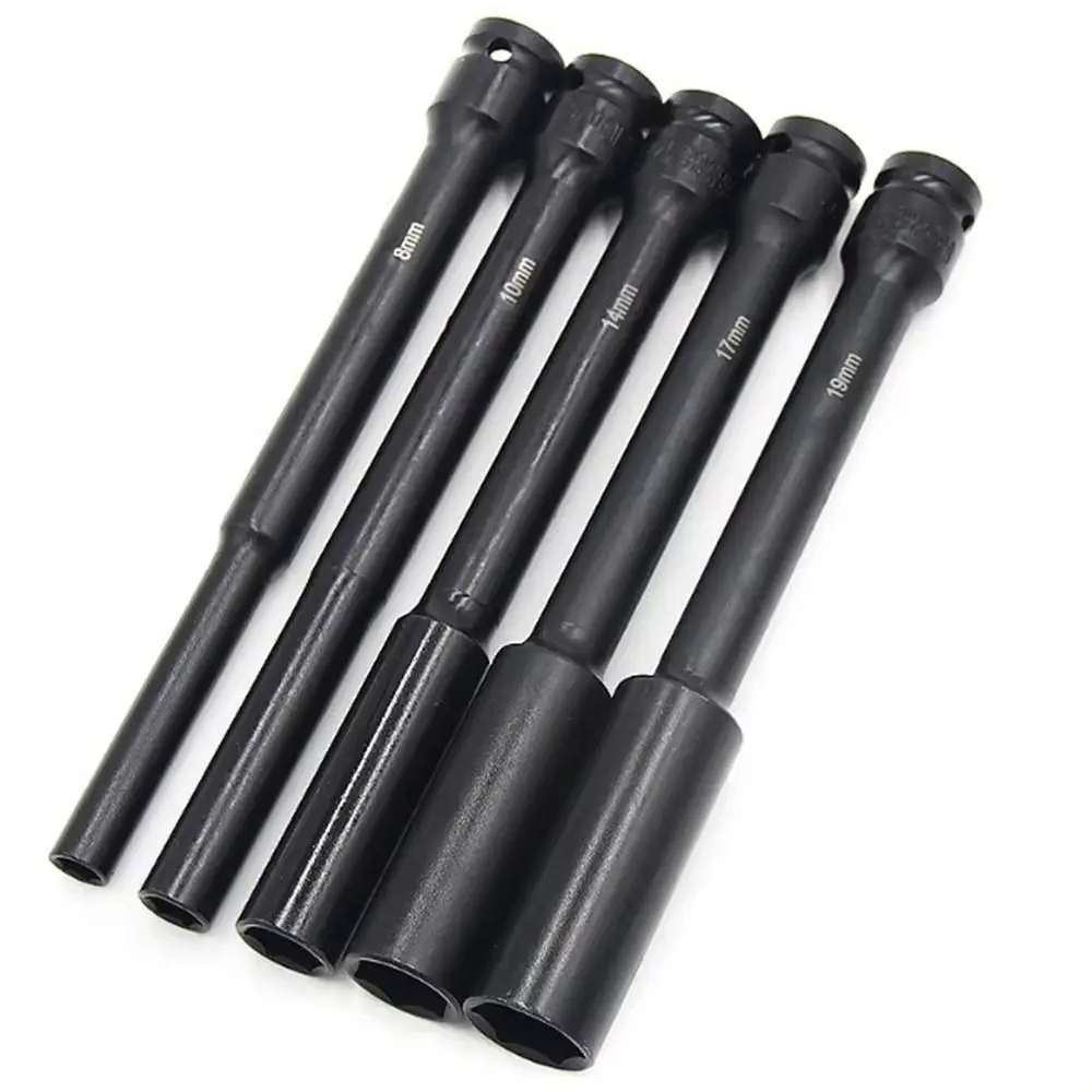 200mm Length Extended Hex Socket 1/2inch Wrench Hex Socket Head Adapter Spanner Converter Electric Hex Standard Wrench Hand Tool 4