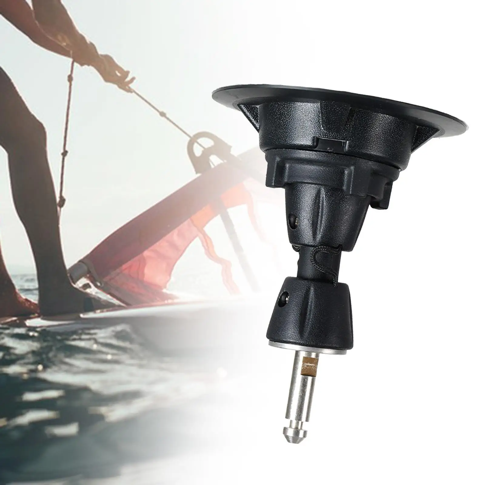 Tendon Joint Baseplate,Windsurfing Mast Base Easy Installation Adjustable Tendon Mast Based 360 Degree Rotatable for Outdoor Tendon Joint Baseplate,Windsurfing Mast Base Easy Installation Adjustable Tendon Mast Based 360 Degree Rotatable for Outdoor
