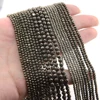 Natural Pyrite Faceted Round / Rondell Beads 2mm,3mm,4mm,1x2mm,2x3mm，for Jewelry Making Bracelet Necklace Beads DIY Wholesale 4
