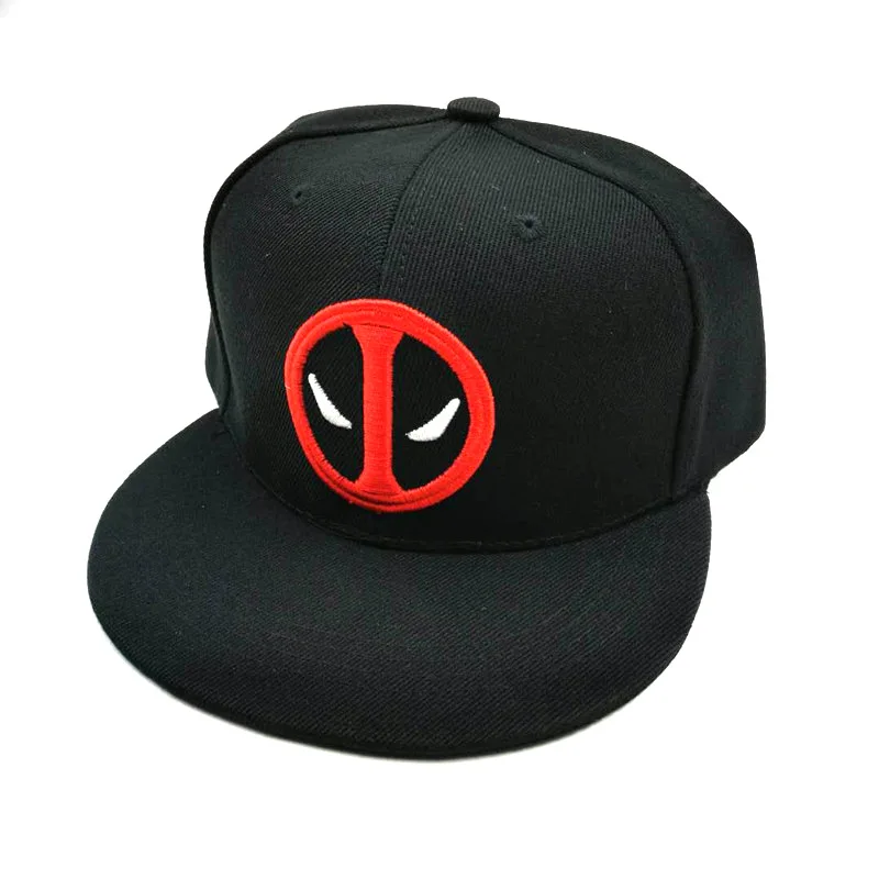 Cosplay Hat Anime Deadpool Hat Wade Winston Wilson Flat Brim Outdoor Duckbill Unisex Hip-Hop Sunshade
