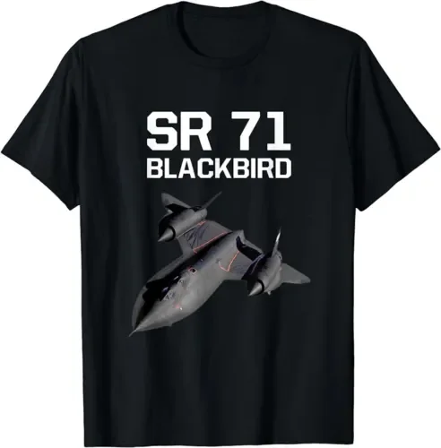 Best To Buy Dark Sr 71 Blackbird Airplane Jet T Shirt Maniche Lunghe O Corte