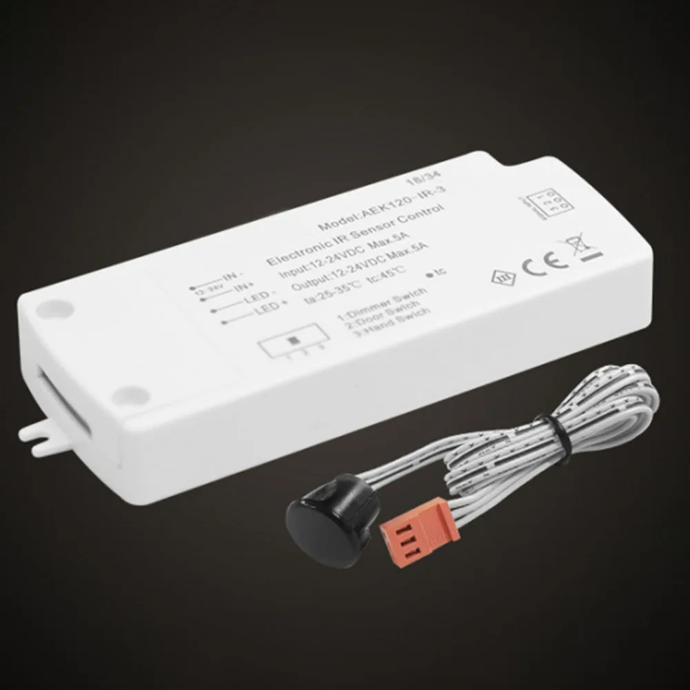 

Never Fumble for the Switch Again Touchless Electronic IR Motion Sensor On/Off Switch for Your Cabinet Lights!