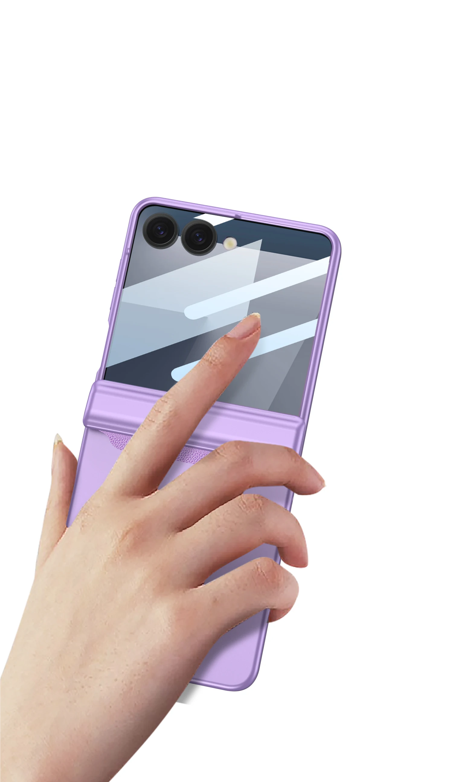 Magnetic Hinge All-included Case for Samsung Galaxy Z Flip 7 6 Outer Screen Prot