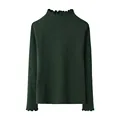 Green Ribbing tops