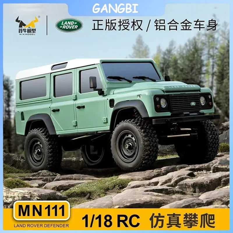 Hunk Man Exclusive MN Model 1:18 Tracked MN111 Kit Assembles RC Adult Pro 4WD SUV with Led Lights Metal Shell Diy RC Car 5