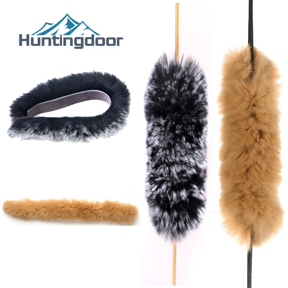 Rabbit Hair Bow String Stabilizers - High Performance Archery Accessories (2-Pack)