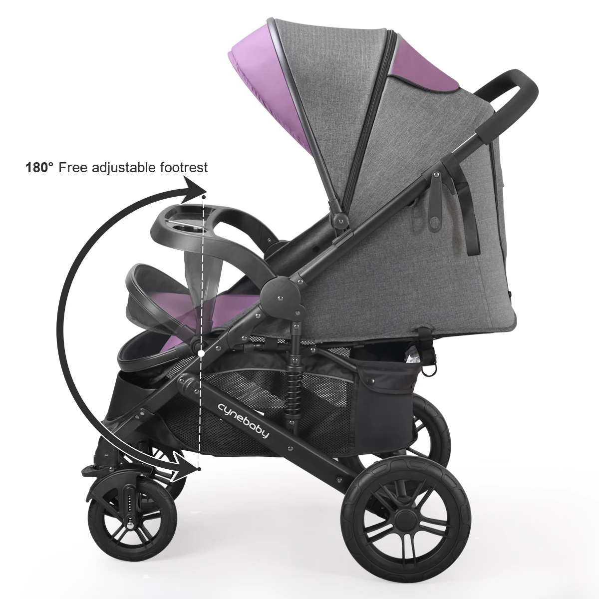 Baby Stroller Lightweight Stroller Wagon Portable Folding Pushchair Lightweight Pram 5