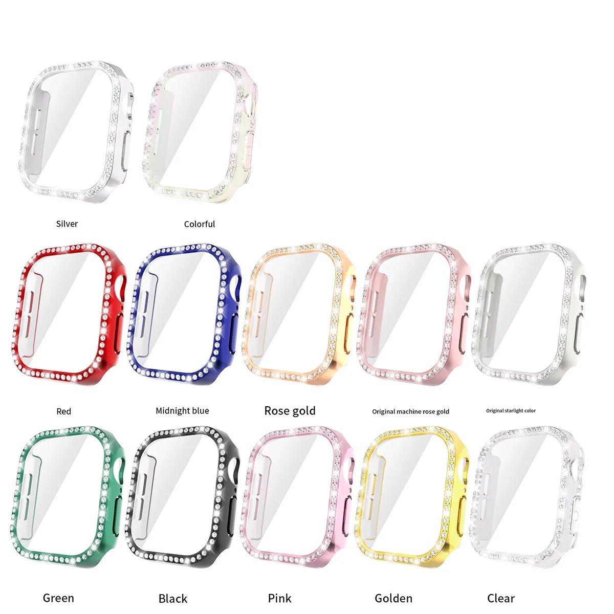 Luxury Bling Diamond Hard Case with Screen Protector