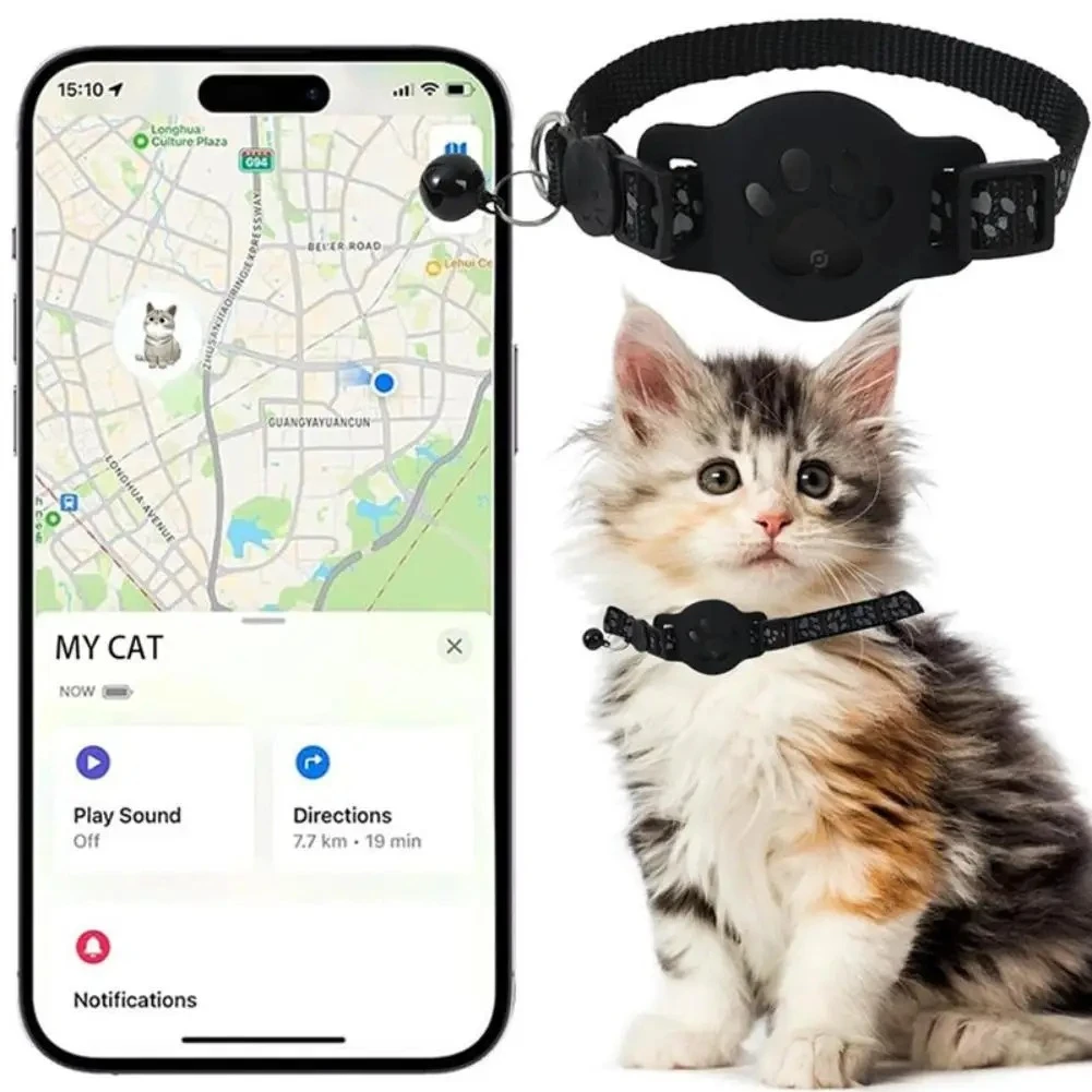 방수 반사 기능 분실 방지 고양이 GPS 추적기 목걸이 애완동물 위치 찾기 새..
