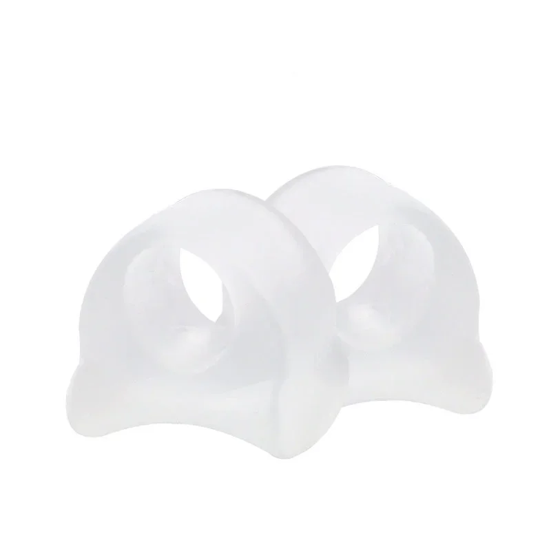 2pcs=1pair Silicone Toe Corrector Gel Protector Finger Separator Orthopedic Products Hallux Valgus Pedicure Foot Care Hammer