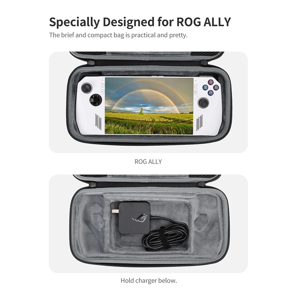 For Rog Ally Handheld Game Console Storage Bag Waterproof Storage