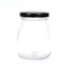 250ml 500ml Round Transparent Glass Bottle with Leak Proof Metal Lug for Milk Juice MOQ2000 Best Price Customized Printing Logo 5