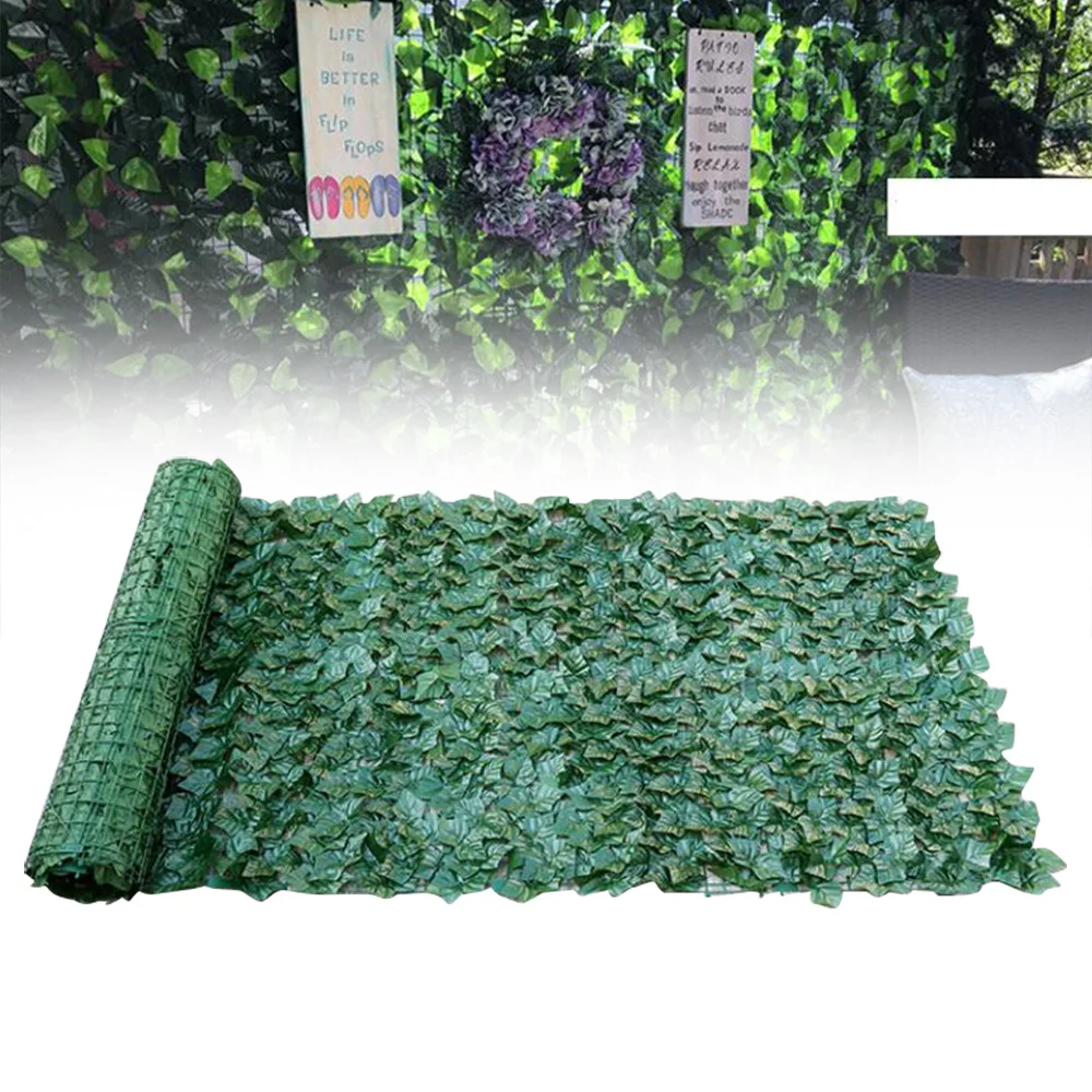 Artificial Plants Grass Wall Panel Hedge Greenery UV Protection Green Decor Privacy Fence Backyard Screen Wedding Party Decor
