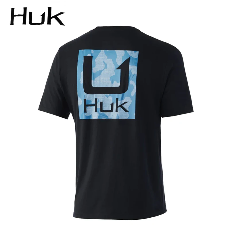 HUK Men's Hunting Shirt UPF 50 Lightweight Camo Performance Short Sleeve  Wear Fishing Hiking UV Sun Tees Clothing - AliExpress