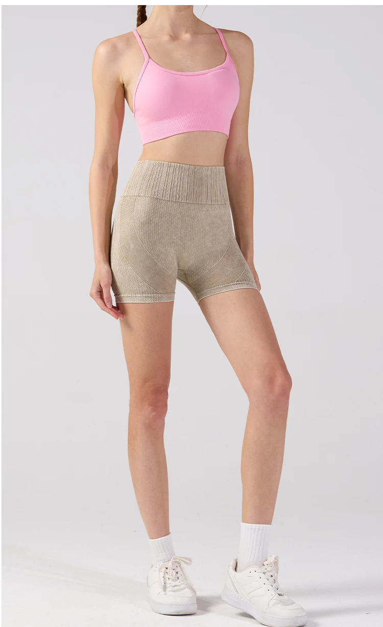 Yoga Shorts for Women Quick-dry Washed, Large Size Peachy Butt Yoga Pants Gym Yoga Underwear Women Tights Women Gym Shorts