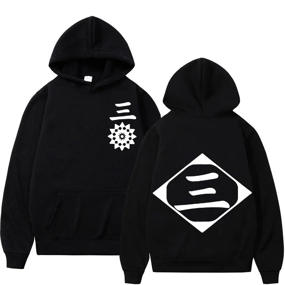 

Japan Anime Bleach Double Sided Graphic Hoodie Unisex Casual Vintage Hooded Sweatshirts Street Fashion Oversized Fleece Hoodies