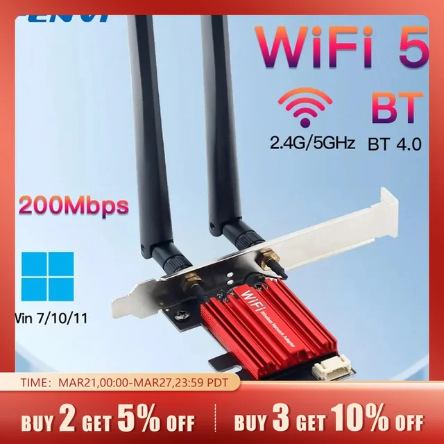 FENVI WiFi 5 PCI-E 무선 어댑터: 데스크톱을 위한 원활한 인터넷 경험