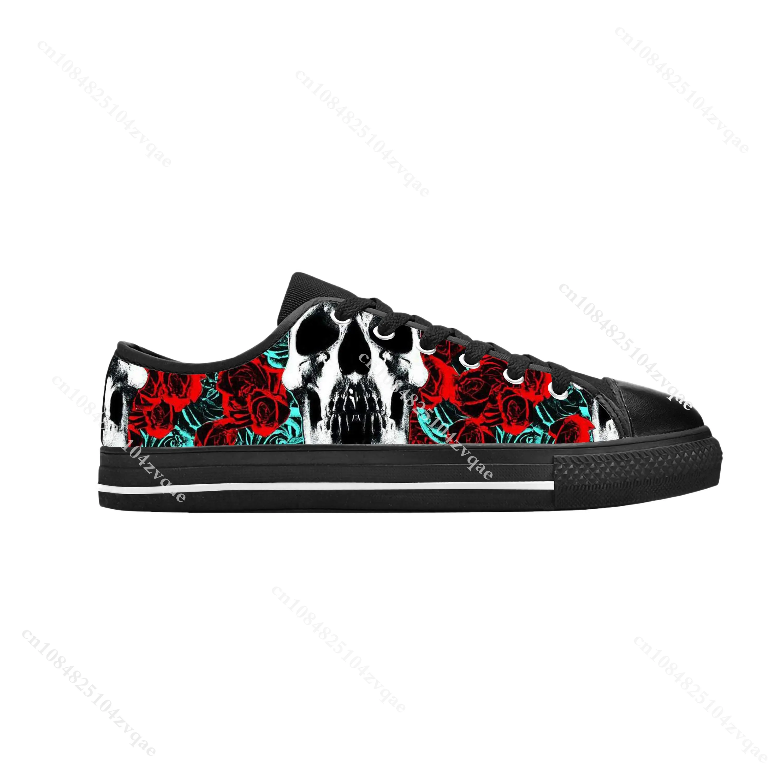 Deftones Eagle Skull Skeleton Rock Band Music Cool Casual Cloth Shoes Low Top Comfortable Breathable 3D Print Men Women Sneakers