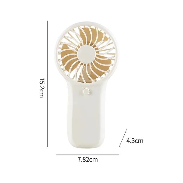 TML281-Charming Mini Hand Fan - Battery - Operated, Different Color Variations for Daily Use 4