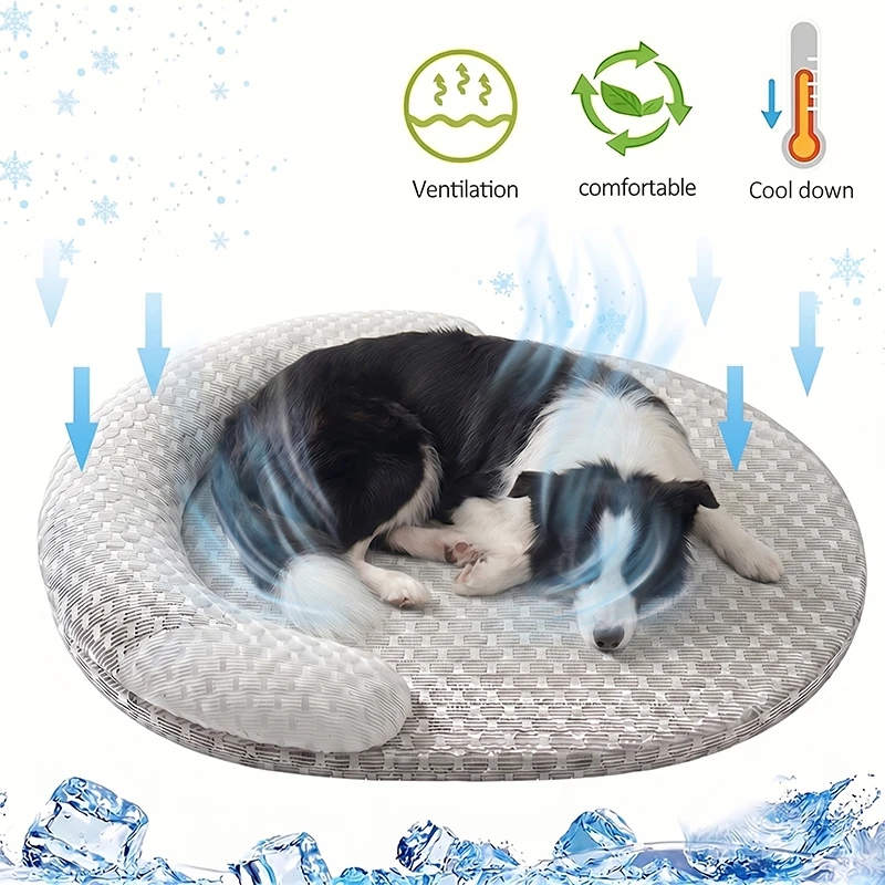Kühlmatte Für Hunde Und Katzen Aus Eisseide Für Den Sommer_voghion.com