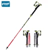 Pioneer Folding Ultralight Quick Lock Trekking Poles Hiking Pole Race Running Outdoor Walking Stick Carbon Fiber 115-135cm 1