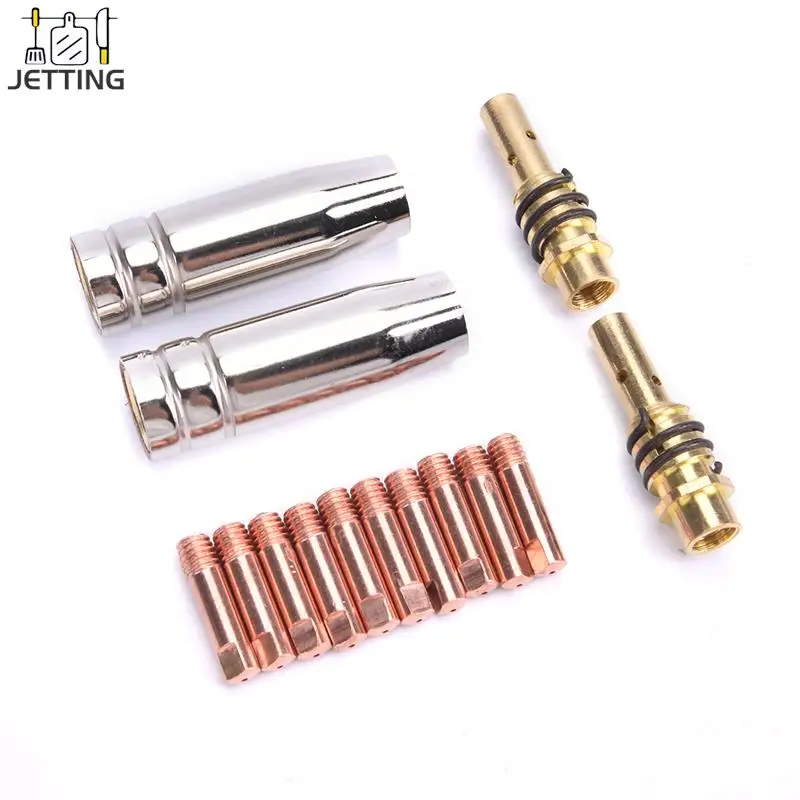 Welding Torch 14Pcs 15AK Welding Torch Consumables For MIG TIG Welding