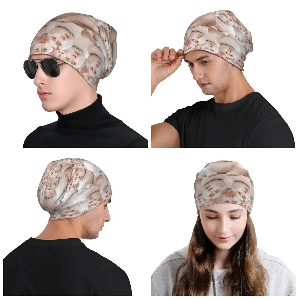Benutzerdefinierte Nicolas Cage Skullies Beanies Caps Unisex Winter Warme Strickmütze Hip Hop Erwachsene Lustige Meme Motorhaube Hüte Outdoor Ski Cap – Detail 24