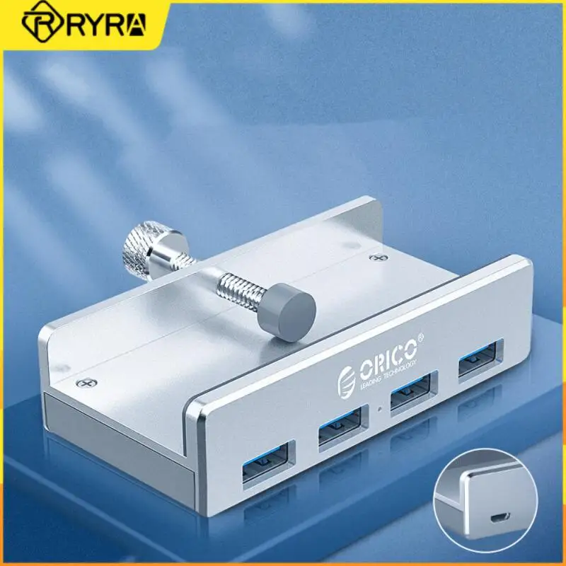 

RYRA MH4PU 4 USB 3.0 HUB with power supply Super high speed expansion 5GBPS data transmission suitable for laptop PC accessories