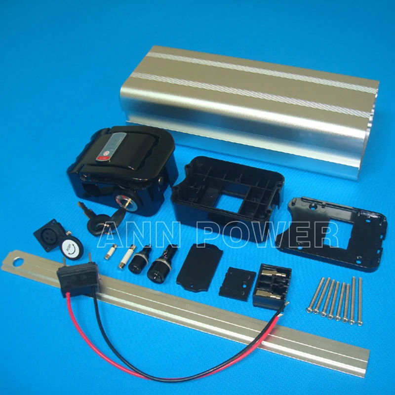 Ebike battery box Electric bicycle battery case for DIY pack With free 18650 cell holder 36V batteries box
