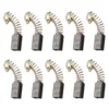 10X Carbon Brush To Fit Guild PDH26G Rotary Hammer Drill 1000W 6.5x7.5x12 E15 Drill Graphite Brush Cutting Polishing Machine 5