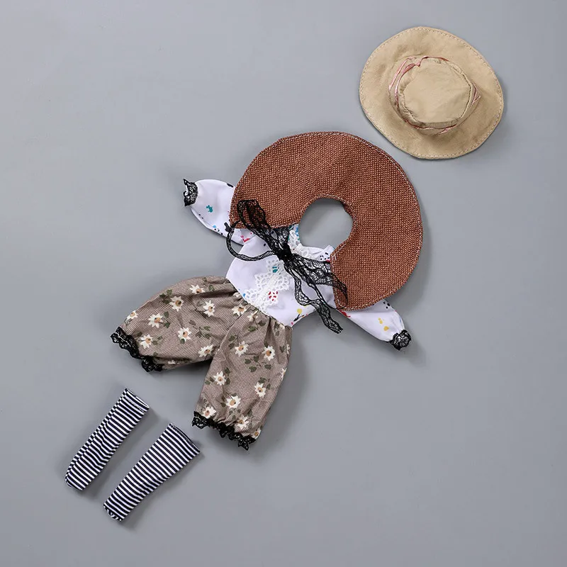 New 1/6 Bjd Doll's Clothes Suit with Headdress/ Hat 28cm