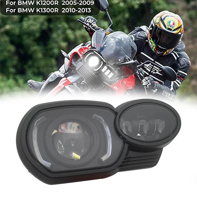 

for BMW K1200R 2005~2009 K1300R 2010~2013 Upgrade Replacement Motorcycle Led Headlight with DRL Headlamp Assembly