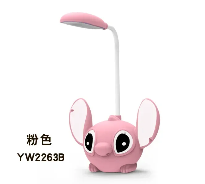 thumbnail image 1 of Lámpara de escritorio LED pequeña de Disney Stitch con sacapuntas, juguete para niños, luz de noche de dibujos animados de Lilo y Stitch, regalo de Navidad para niños, 1 of 5