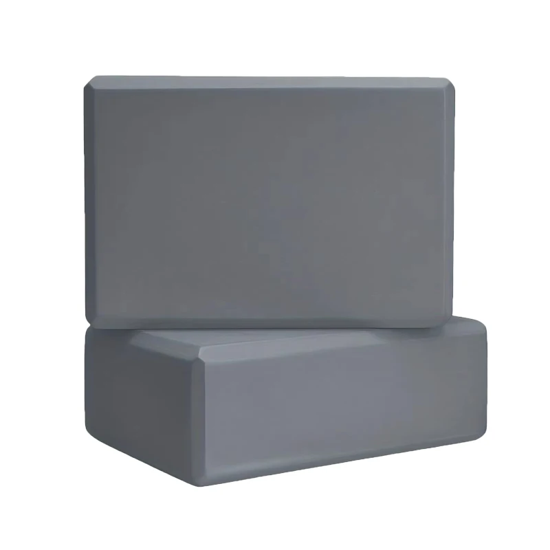 Set of 2 High-Density Foam Yoga Blocks - Lightweight, Supportive, and Odor-Free Essential Yoga Accessory
