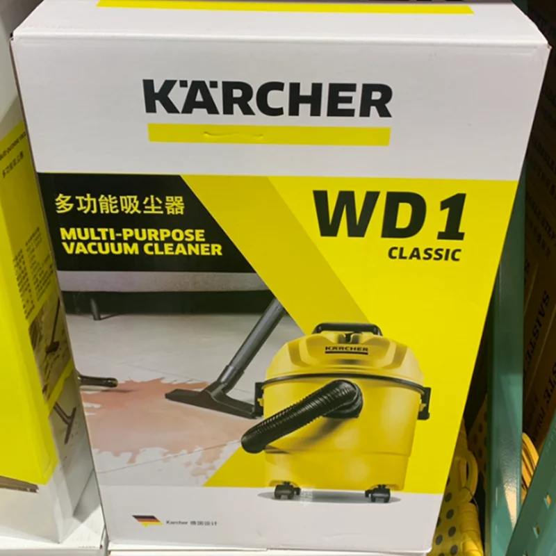 KARCHER مكنسة كهربائية منزلية قوية عالية الطاقة لتزيين المركبات الصناعية والخياطة والشفط روبوت wd1