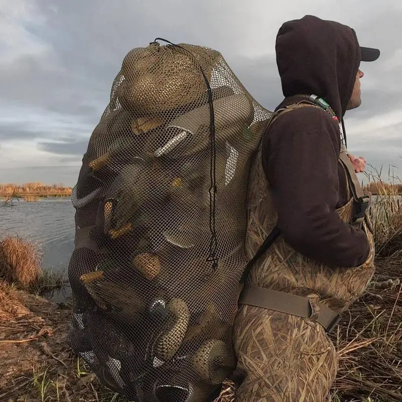 Sac léger pour leurres de canard avec sangles ajustables - équipement de chasse portable pour sac à dos