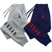 New style printed sport pants suitable for both men and women, luxurious long-distance running pants, casual fitness pants 1